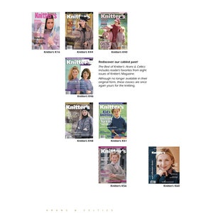 Knitting Magazine, Arans & Celtics, The Best of Knitter's Magazine, PDF Instant Download 画像 2