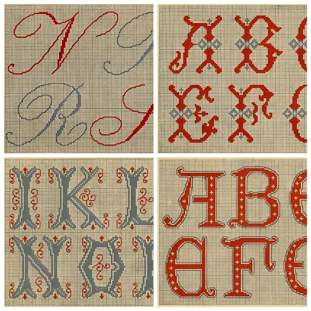 洋書【FRISES & ALPHABETS ANCIENS BICOLORES】フランス 人気の