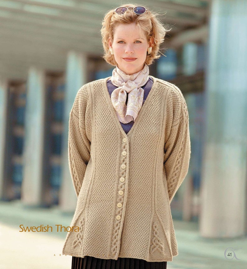 Knitting Magazine, Arans & Celtics, The Best of Knitter's Magazine, PDF Instant Download image 10