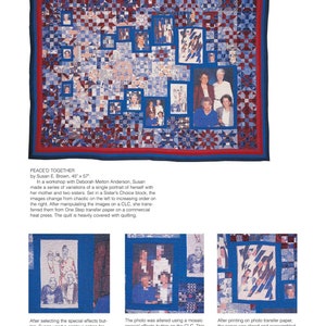 Photo Transfer Handbook, Step-by-step Instructions for 4 Projects, Pillow, Wallhanging, Quilts, Digital Download PDF image 3