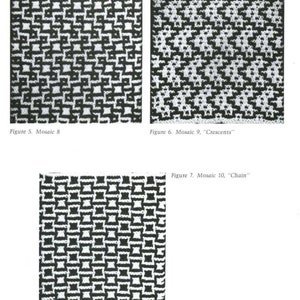 Vintage 380 modèles de tricot mosaïque, tricot mosaïque, livre de schémas de tricot, téléchargement immédiat PDF image 4