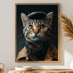 Affordable Custom Pet Portraits Tailored to Your Pet&#39;s Photo - Personalized Digital Portraits of Cats and Dogs