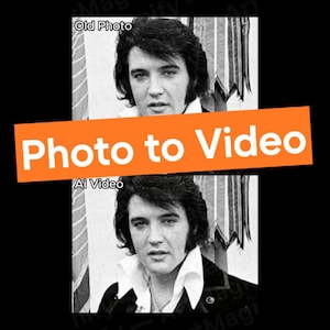Photo to Videos to life Photo to Video Animation vintage Memories Unique Gift Moving Photos Video Photo Memories Animated Keepsake