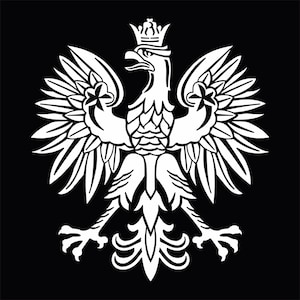 Polish Eagle Symbol Emblem Coat Of Arms Of Poland Orzeł Godło Polski Vinyl Decal Sticker