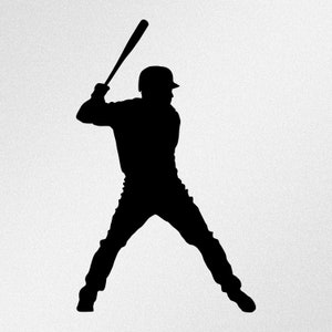 Baseball Player Car Laptop Motorbike Vinyl Decal Sticker
