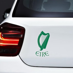 Eire Sticker Ireland Éire Harp Vinyl Decal Sticker - Etsy