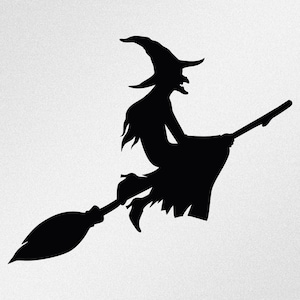 Halloween Hexe Auto Laptop Motorrad Vinyl Aufkleber Aufkleber