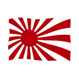 Rising Sun vlag van Japan JDM auto laptop motor vinyl sticker sticker