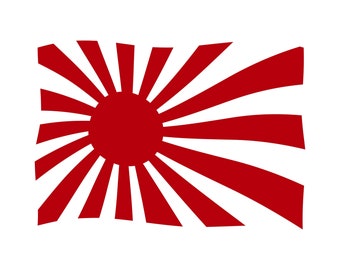 Japan Rising Sun Flag,japan Car Decal Japanese Car Decal Rising