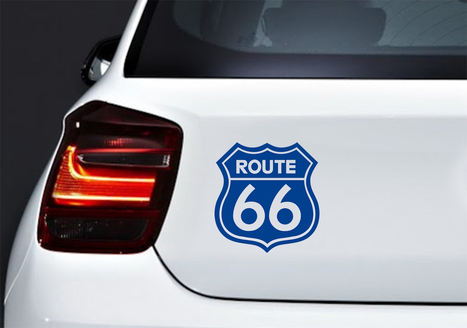 Route 66 Car Laptop Motorbike Vinyl Decal Sticker - Etsy