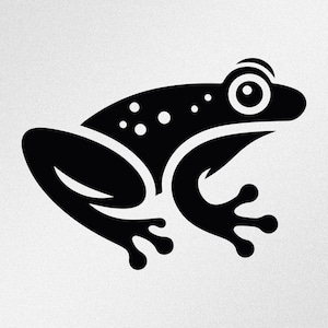 Frog Car Laptop Motorbike Vinyl Decal Sticker v.04