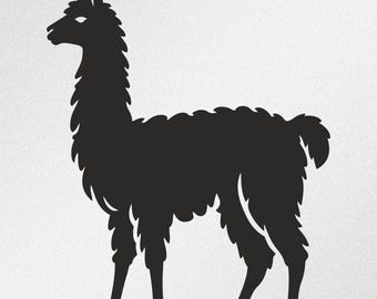 Llama Car Window Bumper Laptop Vinyl Decal Sticker