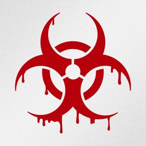 Biohazard Blut Auto Laptop Motorrad Vinyl Aufkleber Aufkleber
