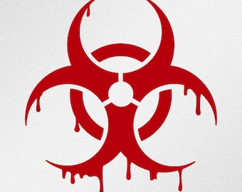 Biohazard Blood Car Laptop Motorbike Vinyl Decal Sticker
