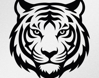 Tiger Head Car Laptop Motorbike Vinyl Decal Sticker