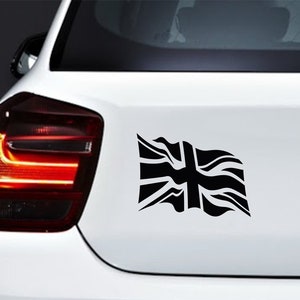 Union Jack Waving Flag of the United Kingdom Vinyl Decal Sticker - Etsy