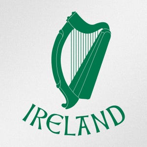 Ireland Harp Vinyl Decal Sticker
