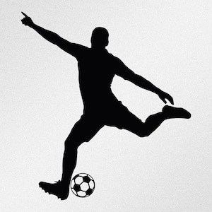 Soccer Football Player Car Laptop Motorbike Vinyl Decal Sticker