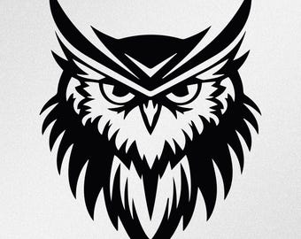 Owl Car Window Bumper Laptop Vinyl Decal Sticker v. 01