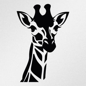 Girafhoofd auto laptop motor vinyl sticker sticker