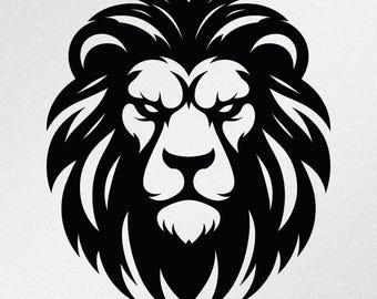 Lion Head Car Laptop Motorbike Vinyl Decal Sticker