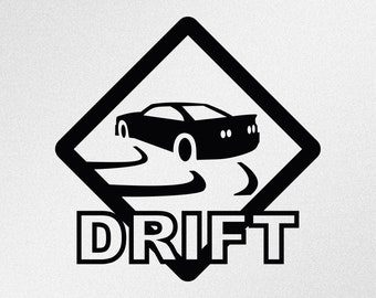 Drift Car JDM Car Laptop Motorbike Vinyl Decal Sticker