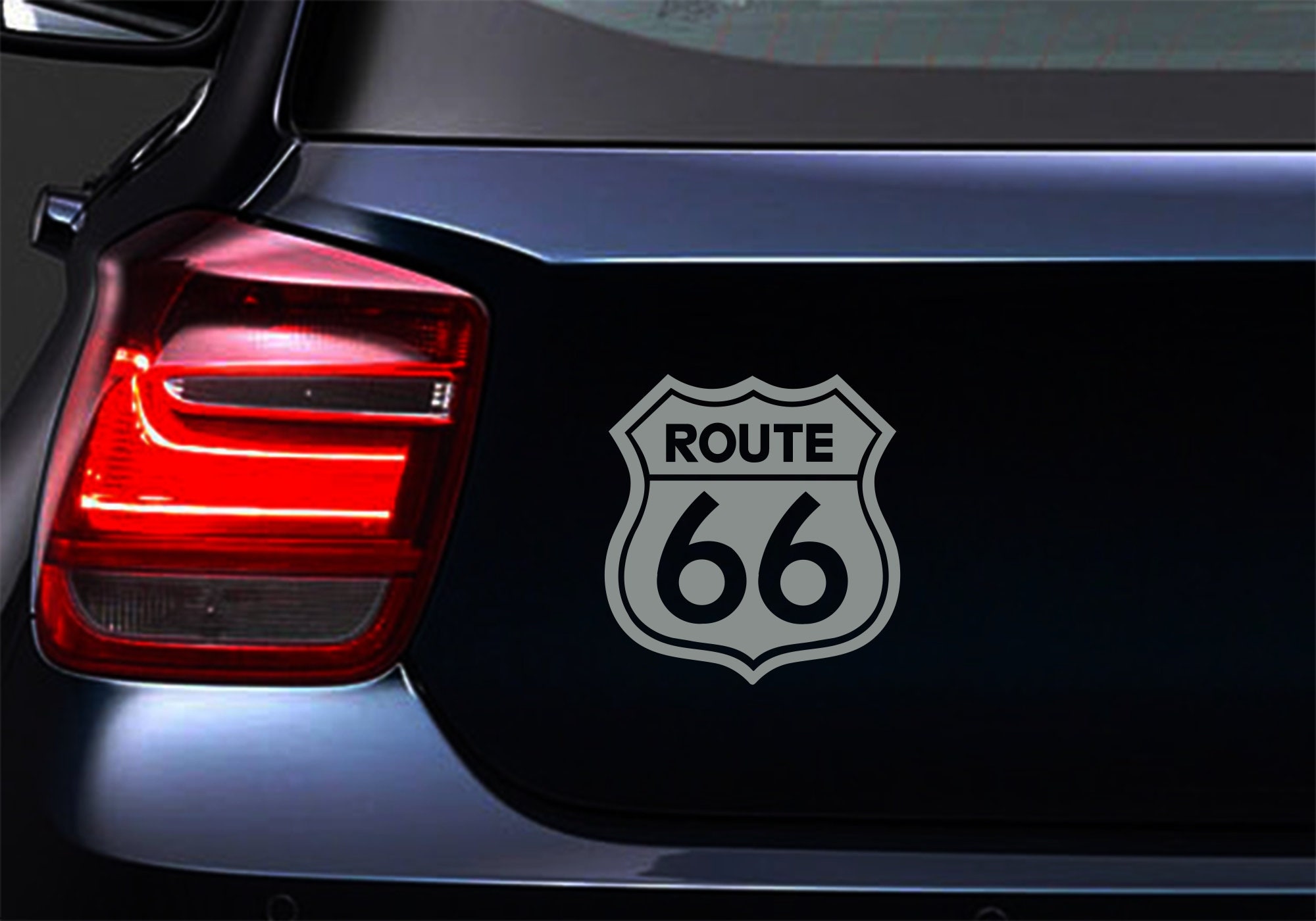 Route 66 Car Laptop Motorbike Vinyl Decal Sticker - Etsy