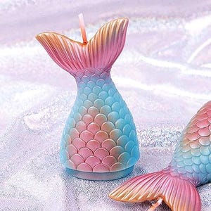 Mermaid Tail Cake Topper: Beach Theme Birthday, Smash Cake Prop