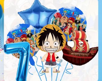 15 Pcs Set of Pirate Anime Themed Balloons BQ135 - Etsy