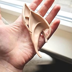 Latex Elf Ears - Fairy Pixie Cosplay Costume & Halloween Vampire Props, Halloween Elf Ears, Cosplay Elf Ears