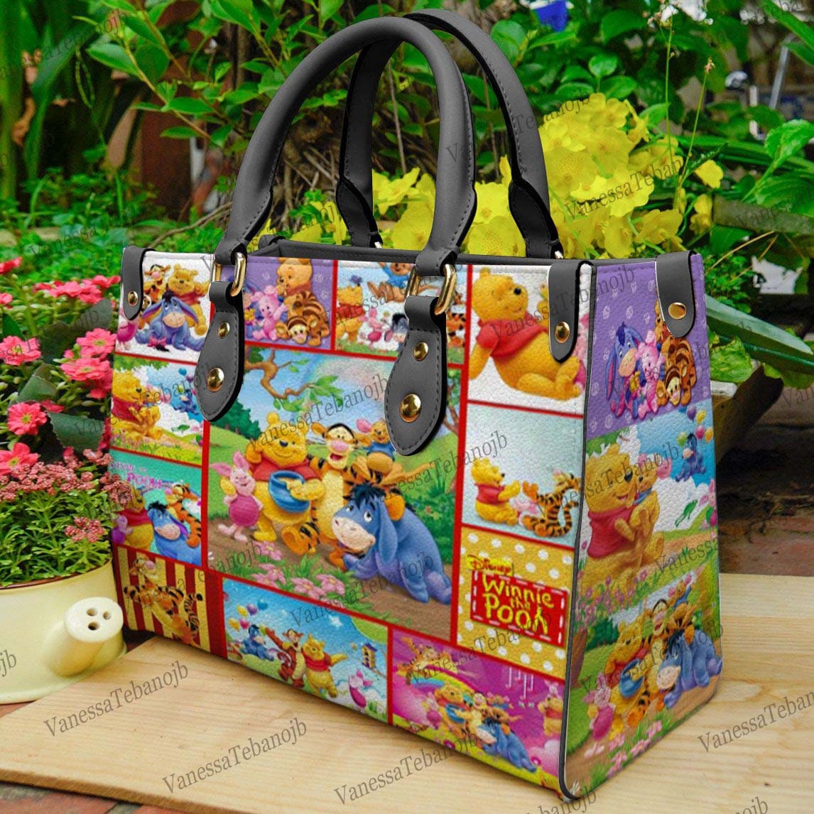 Winnie The Pooh Handbag Leather Bag