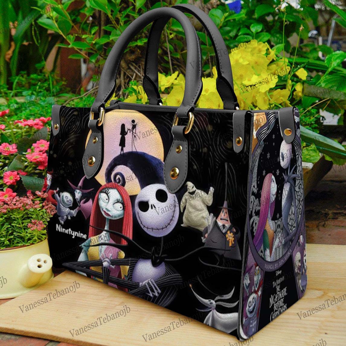 The Nightmare before Xmas Leather Bag