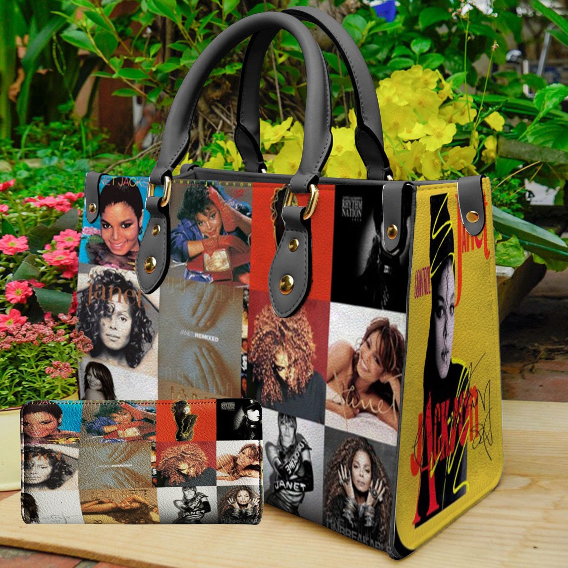 Vintage Janet Jackson Handbag, Janet Jackson Leather Bag