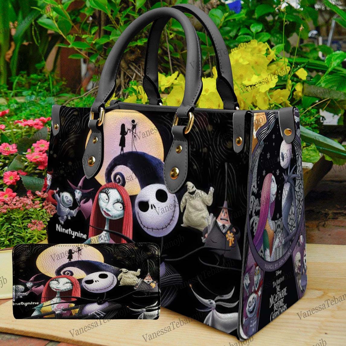 The Nightmare before Xmas Leather Bag