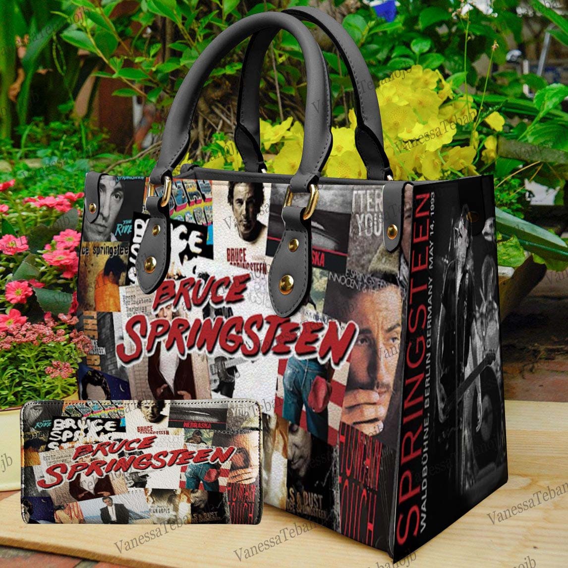 Bruce Springsteen Leather Handbag