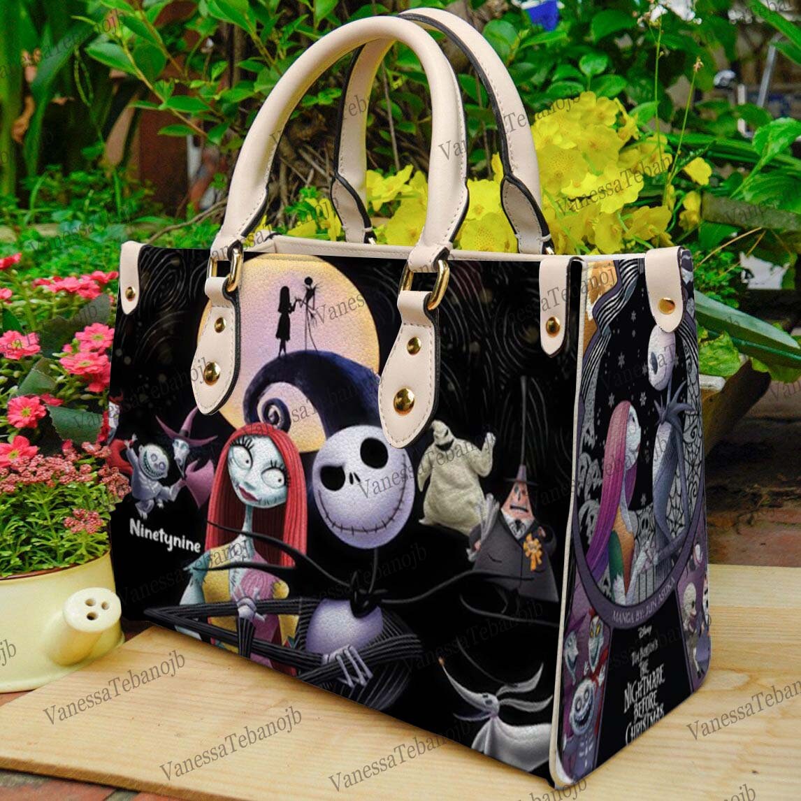 The Nightmare before Xmas Leather Bag