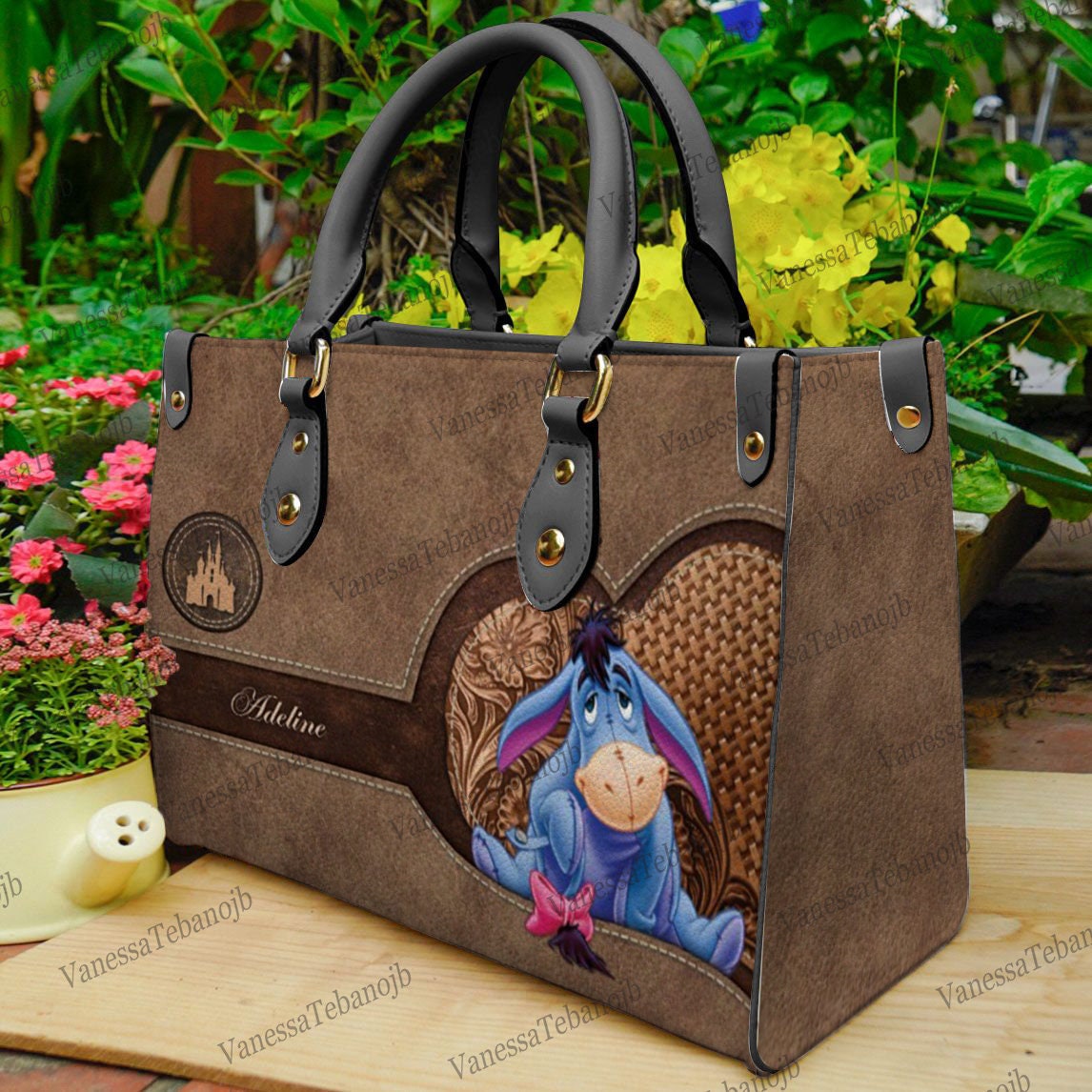 Eeyore Winnie The Pooh Handbag, Eeyore Winnie The Pooh Leather Bag