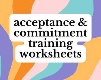 Hoja de trabajo de capacitación sobre aceptación y compromiso