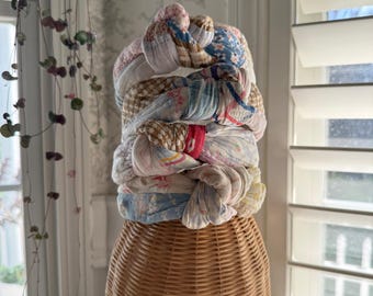Upcycled Vintage Quilt Headband