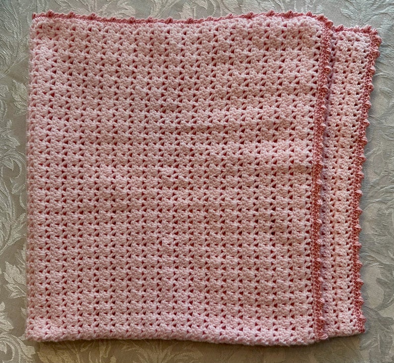 Handknit Baby Blanket Etsy