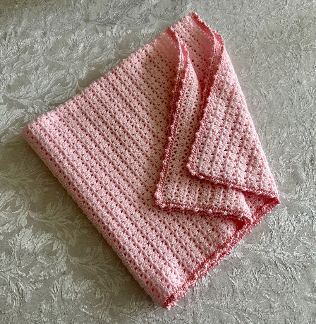Handknit Baby Blanket Etsy