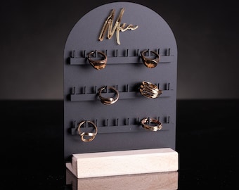 Acrylic Charm Bar Display, Jewelry Organizer, Custom Sign