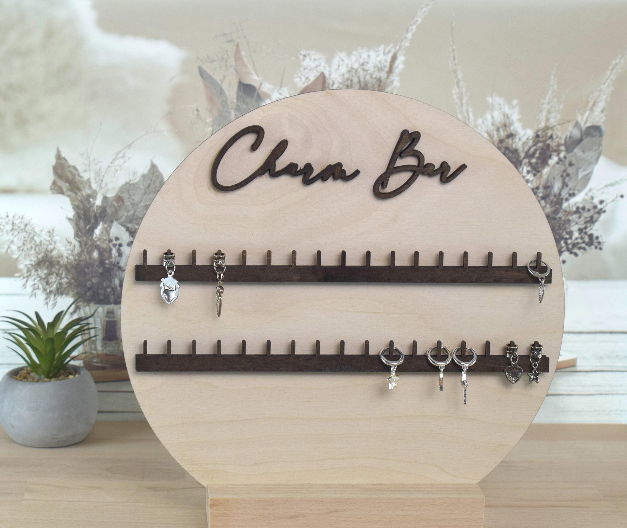 Charm Display Stands, Tabletop Keychain Display, Charm Bar Display ...