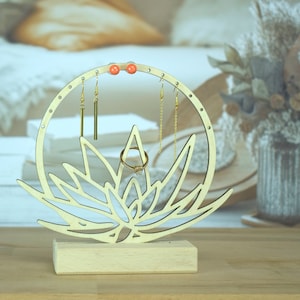 Earring Display Stand, Minimalist Display, Earring Holder and Jewelry Organizer, Wood Jewelry Organizer, Wooden Jewelry Storage, Gift