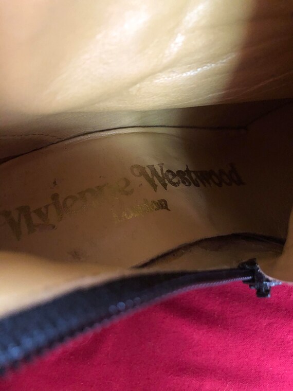Vivienne Westwood velvet suede leather boots, cur… - image 6