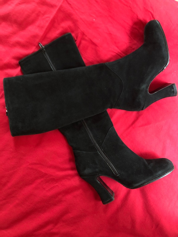Vivienne Westwood velvet suede leather boots, cur… - image 1