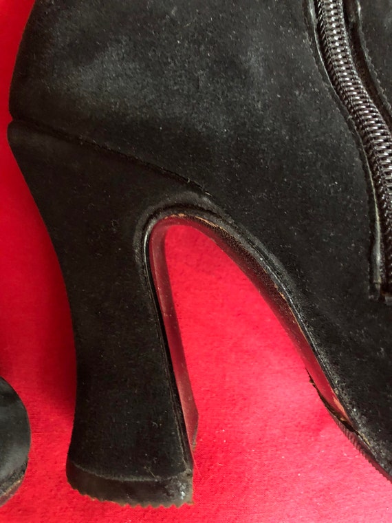 Vivienne Westwood velvet suede leather boots, cur… - image 5