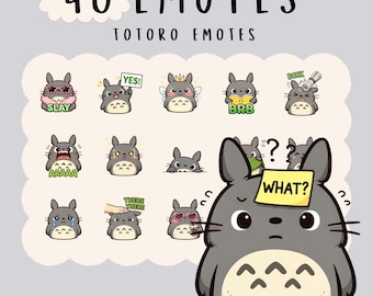 Cute Kawaii cute gray monster emote  bundle twitch, youtube, discord emotes, cute anime movie emotes,  trendy emote, anime cartoon style