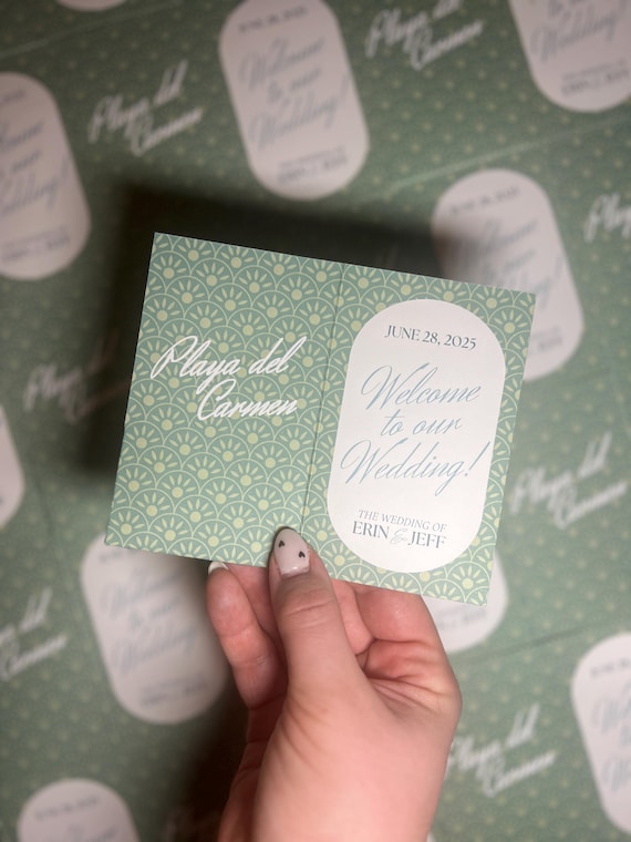 Custom Hotel Key Card Holders for Weddings and Events (pocket Card Style) -  Etsy