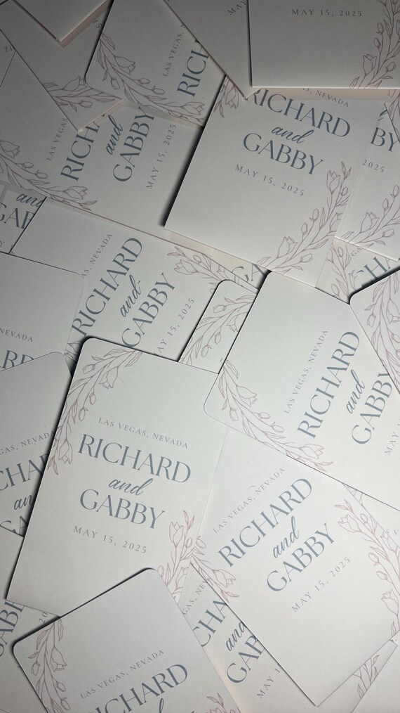 SLEEVE STYLE: Custom Hotel Key Card Holders for Weddings and Events - Etsy
